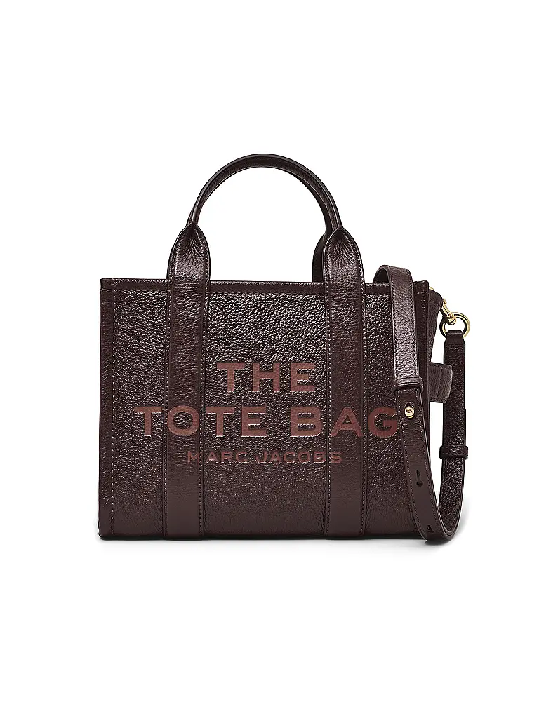 MARC JACOBS | Ledertasche - Tote Bag THE SMALL TOTE LEATHER | braun