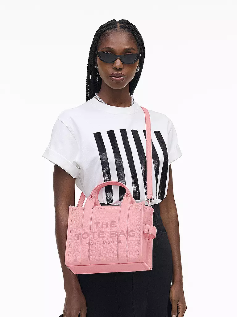 MARC JACOBS | Ledertasche - Tote Bag THE SMALL TOTE LEATHER | Rose