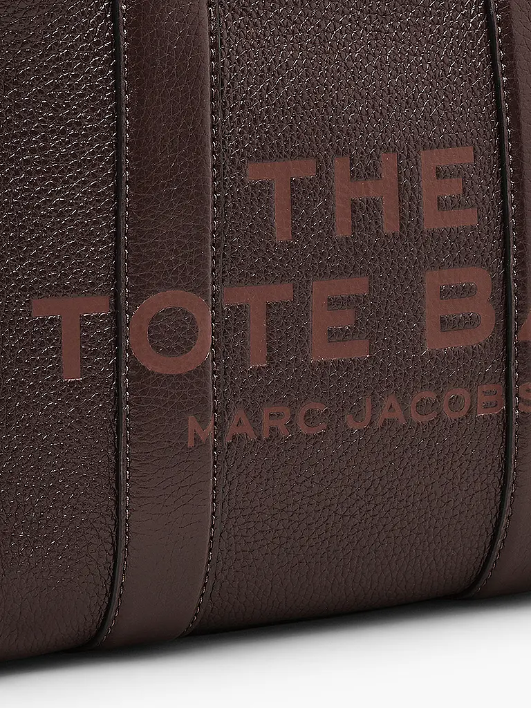 MARC JACOBS | Ledertasche - Tote Bag THE SMALL TOTE LEATHER | braun