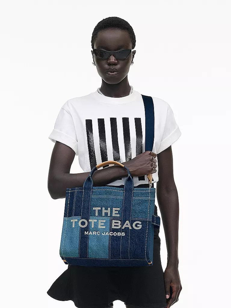 MARC JACOBS | Sac - Cabas THE MEDIUM TOTE CANVAS | Bleu