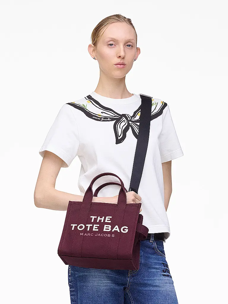 MARC JACOBS | Sac - Cabas THE SMALL TOTE | Rouge foncé