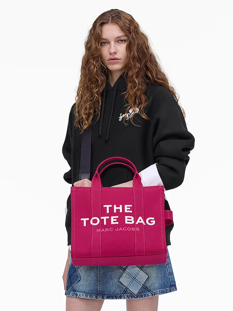 MARC JACOBS | Sac - Tote Bag THE MEDIUM TOTE CANVAS | Rose vif