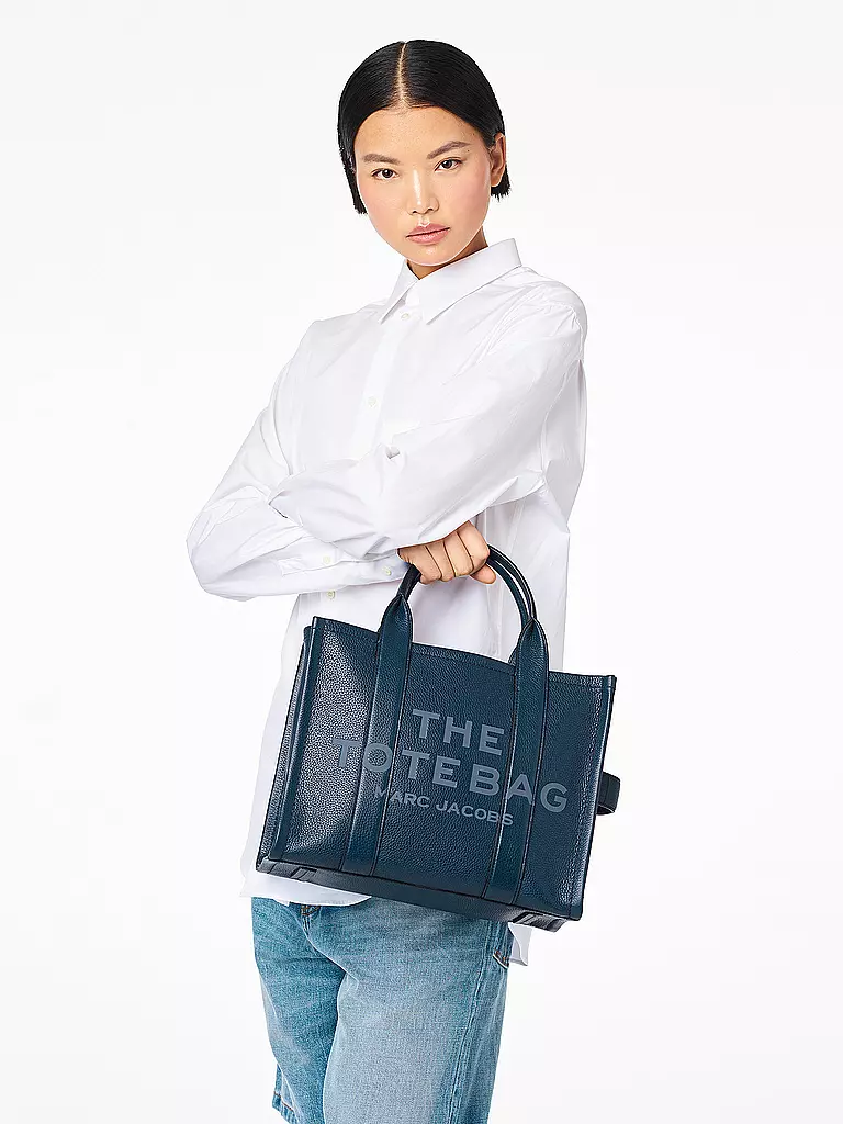 MARC JACOBS | Sac en cuir - Cabas THE MEDIUM TOTE LEATHER | blau