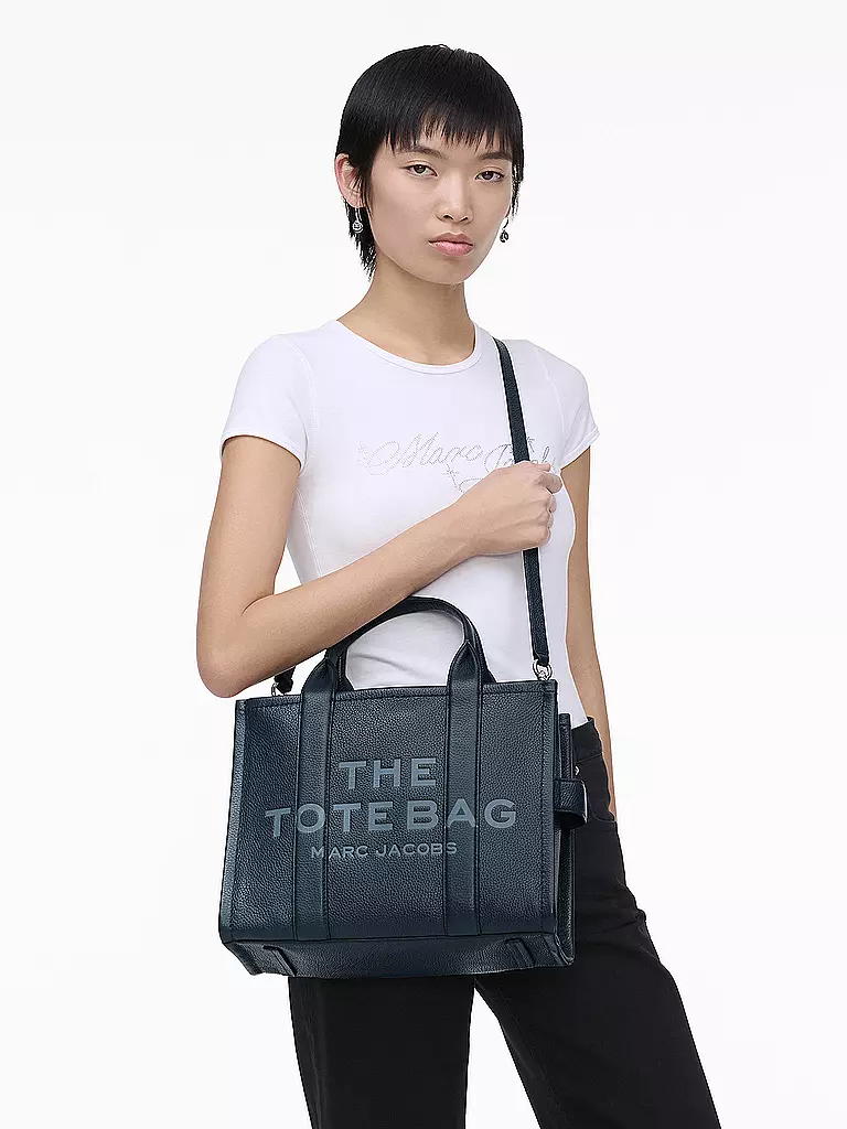 MARC JACOBS | Sac en cuir - Cabas THE MEDIUM TOTE LEATHER | blau