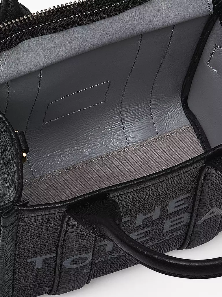 MARC JACOBS | Sac en cuir - Cabas THE MINI TOTE | schwarz