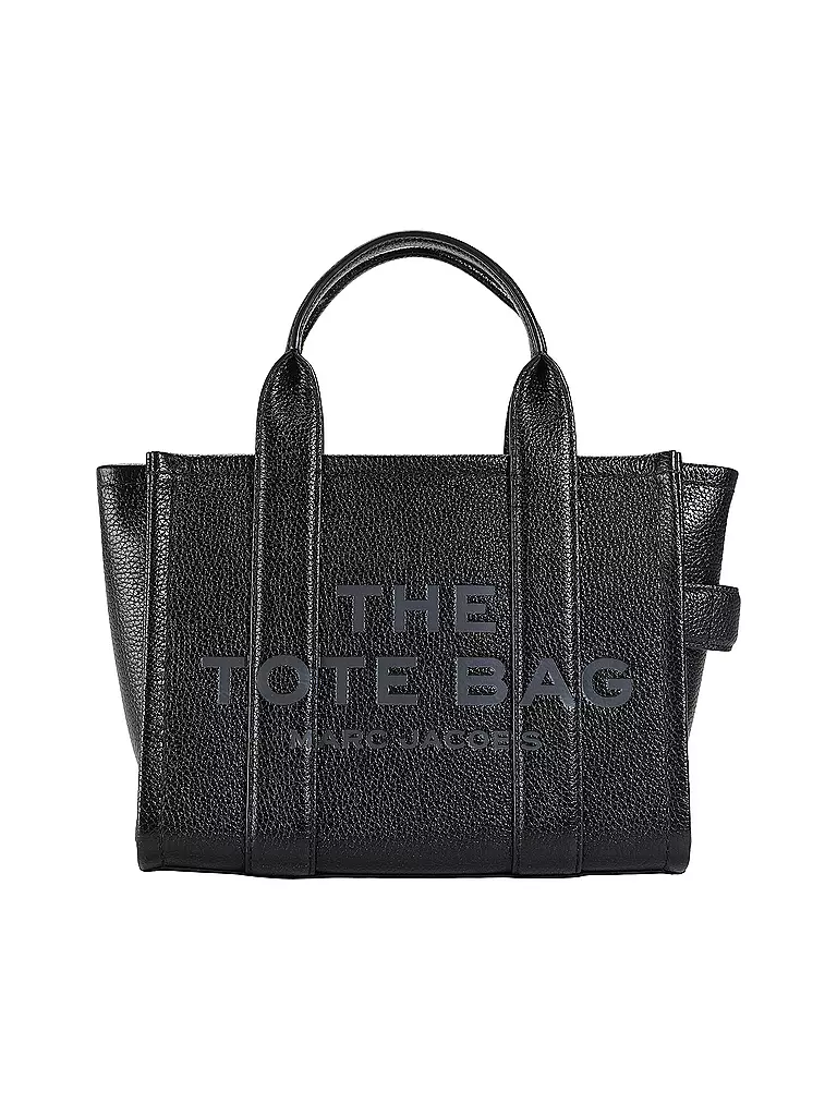 MARC JACOBS | Sac en cuir - Cabas THE SMALL TOTE LEATHER | schwarz