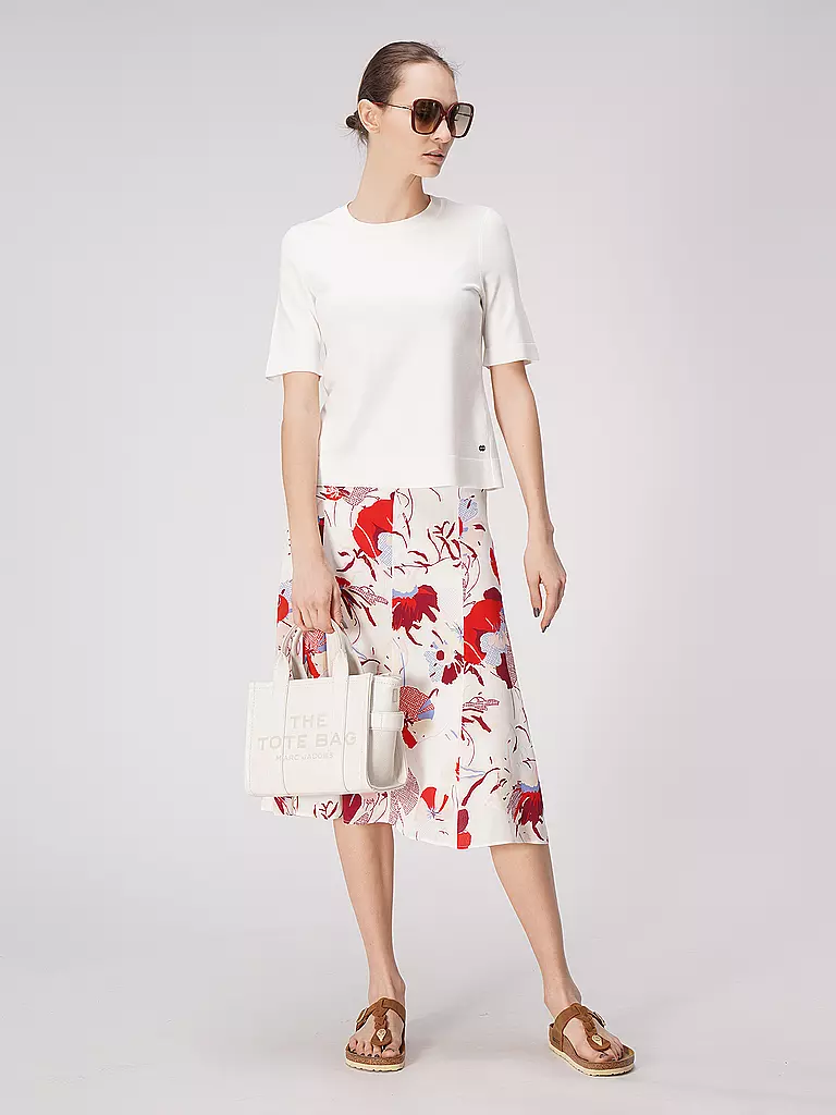 MARC JACOBS | Sac en cuir - Cabas THE SMALL TOTE LEATHER | weiss