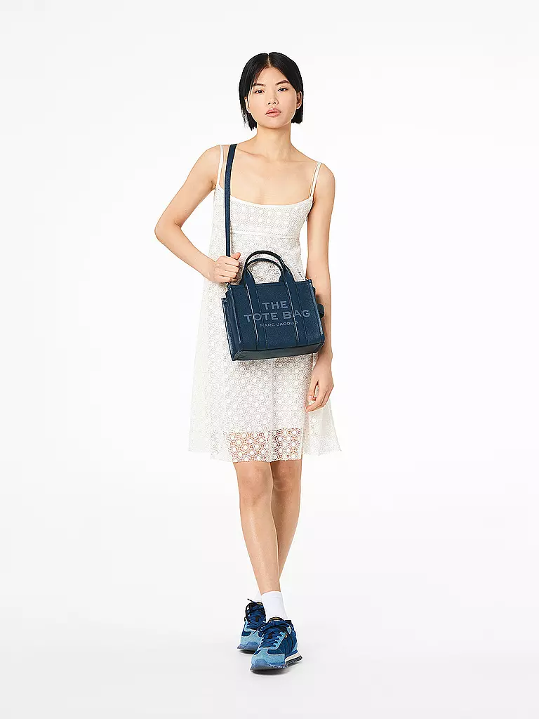 MARC JACOBS | Sac en cuir - Cabas THE SMALL TOTE LEATHER | blau