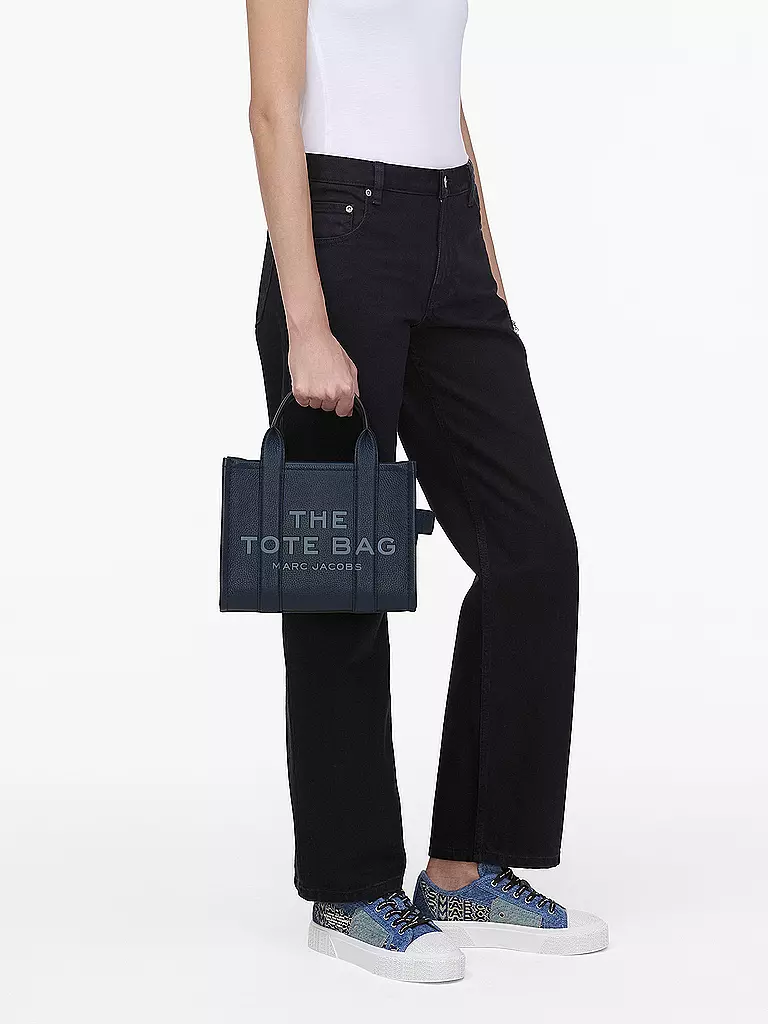 MARC JACOBS | Sac en cuir - Cabas THE SMALL TOTE LEATHER | blau