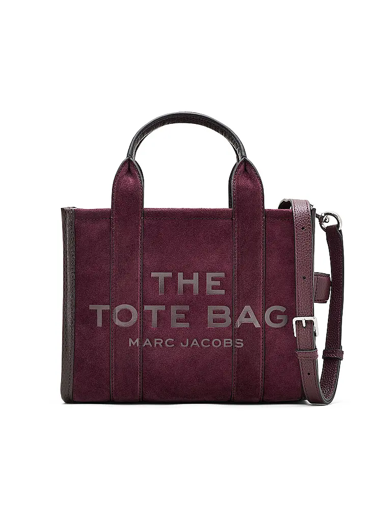 MARC JACOBS | Sac en cuir - Cabas THE SMALL TOTE | Rouge foncé