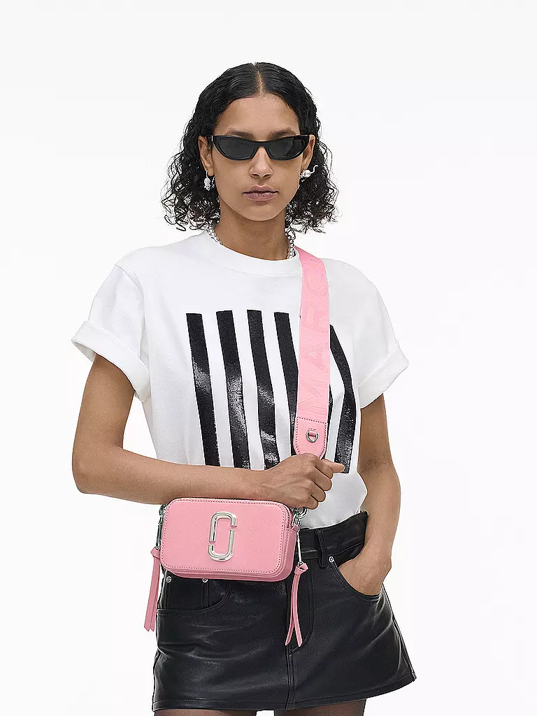 MARC JACOBS | Sac en cuir - Mini sac THE COLORBLOCK SNAPSHOT | rosa