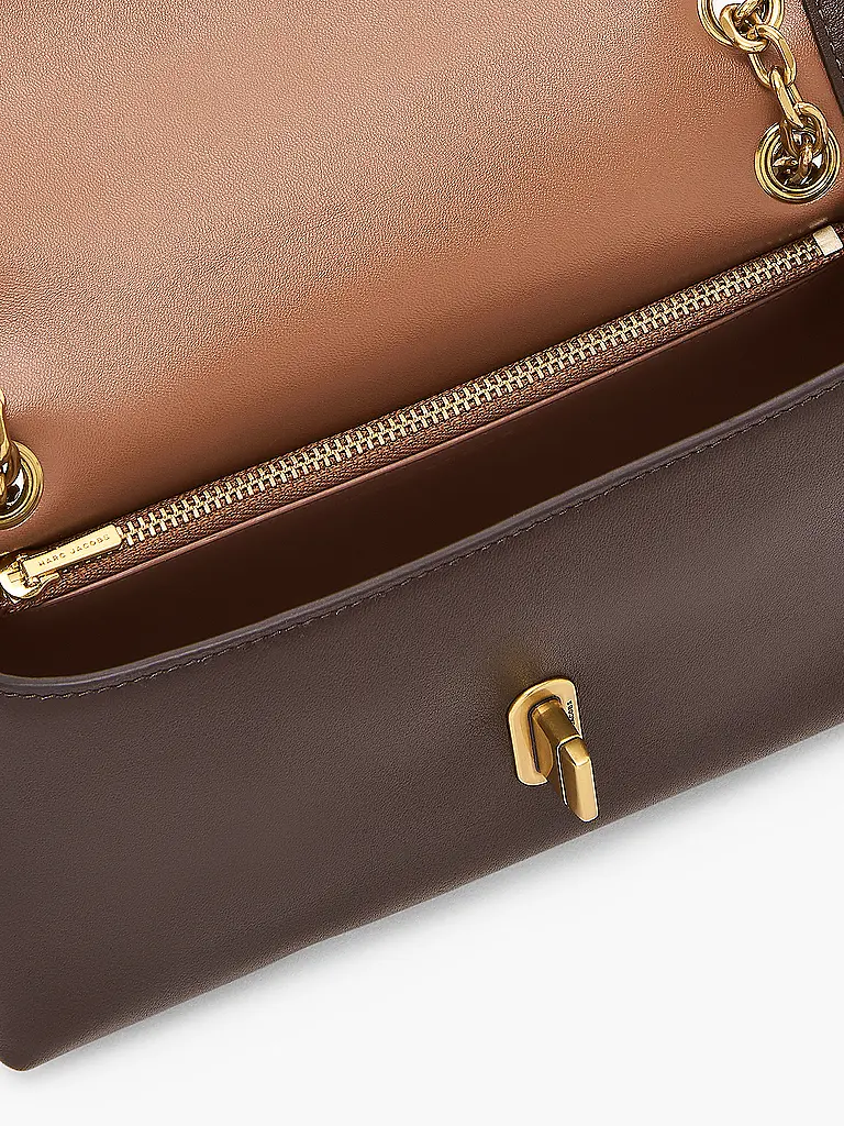 MARC JACOBS | Sac en cuir - Mini sac THE DUAL CHAIN WALLET | Marron