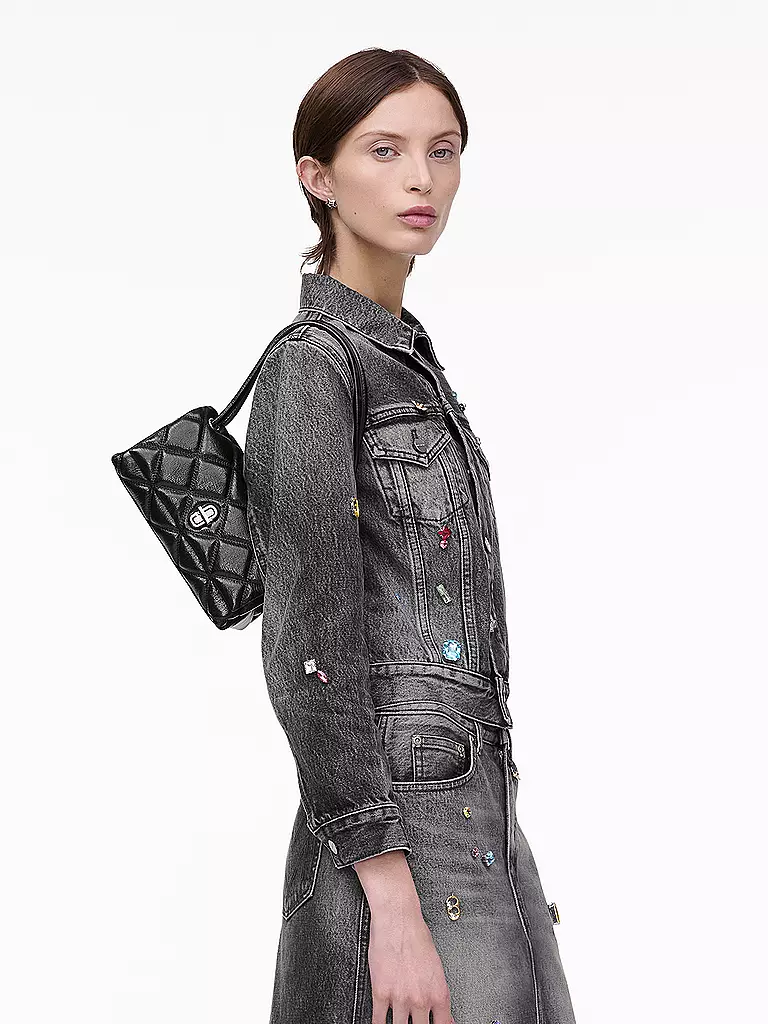 MARC JACOBS | Sac en cuir - Mini sac THE MINI DUAL | schwarz
