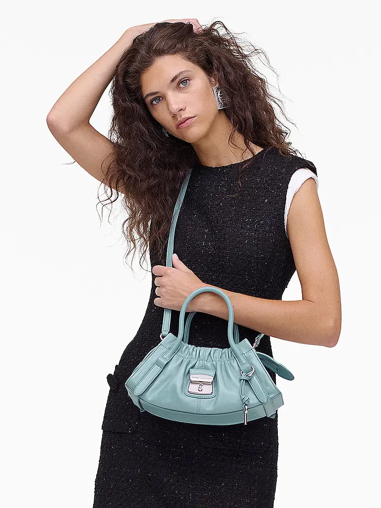 MARC JACOBS | Sac en cuir - Mini sac THE SMALL SATCHEL | Bleu clair