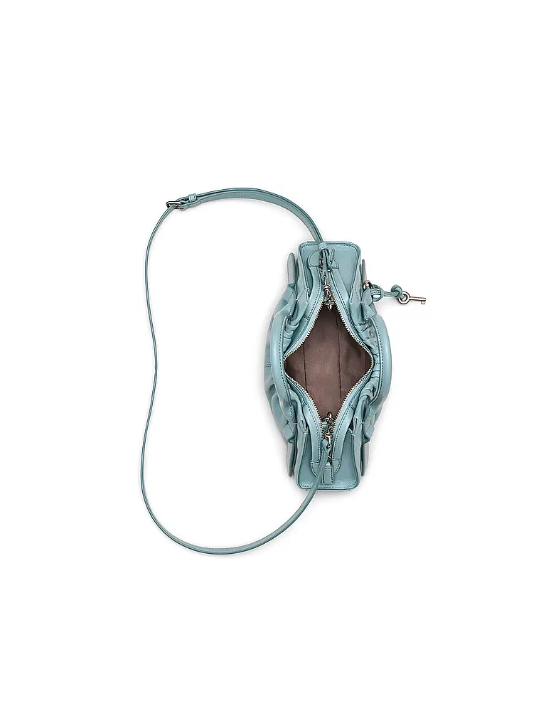 MARC JACOBS | Sac en cuir - Mini sac THE SMALL SATCHEL | Bleu clair