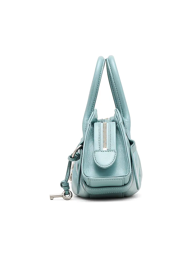 MARC JACOBS | Sac en cuir - Mini sac THE SMALL SATCHEL | Bleu clair