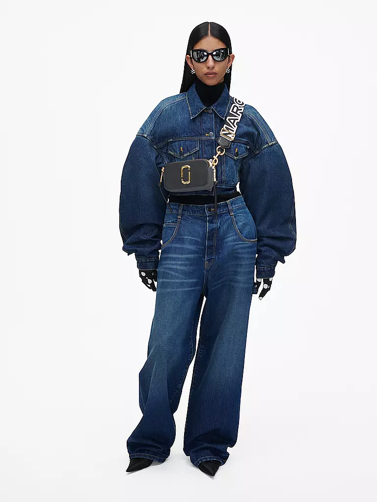 MARC JACOBS | Sac en cuir - Mini sac THE SNAPSHOT | schwarz