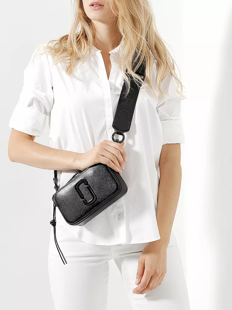 MARC JACOBS | Sac en cuir - Minisac THE SNAPSHOT | schwarz