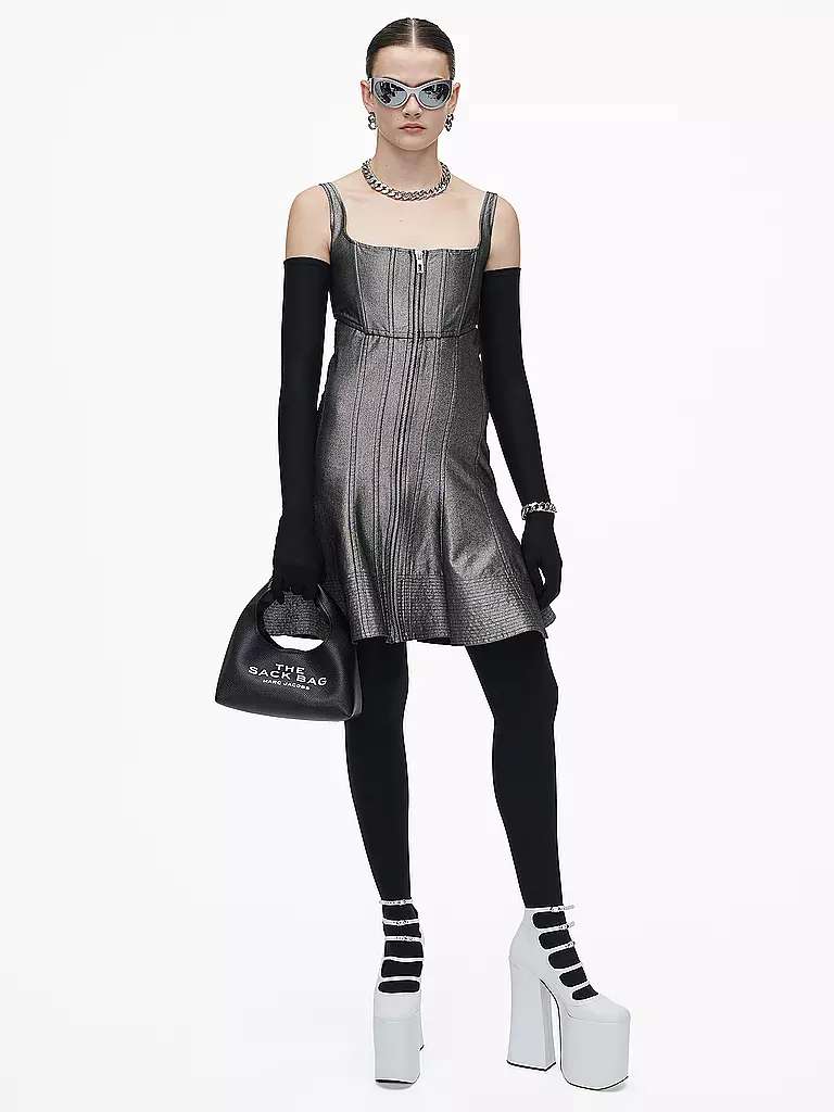 MARC JACOBS | Sac en cuir - Sac à main THE MINI SACK | Noir