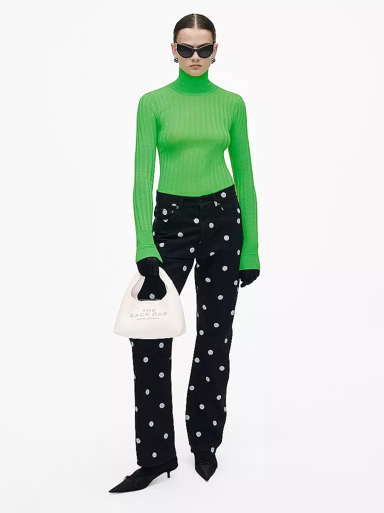 MARC JACOBS | Sac en cuir - Sac à main THE MINI SACK | Blanc