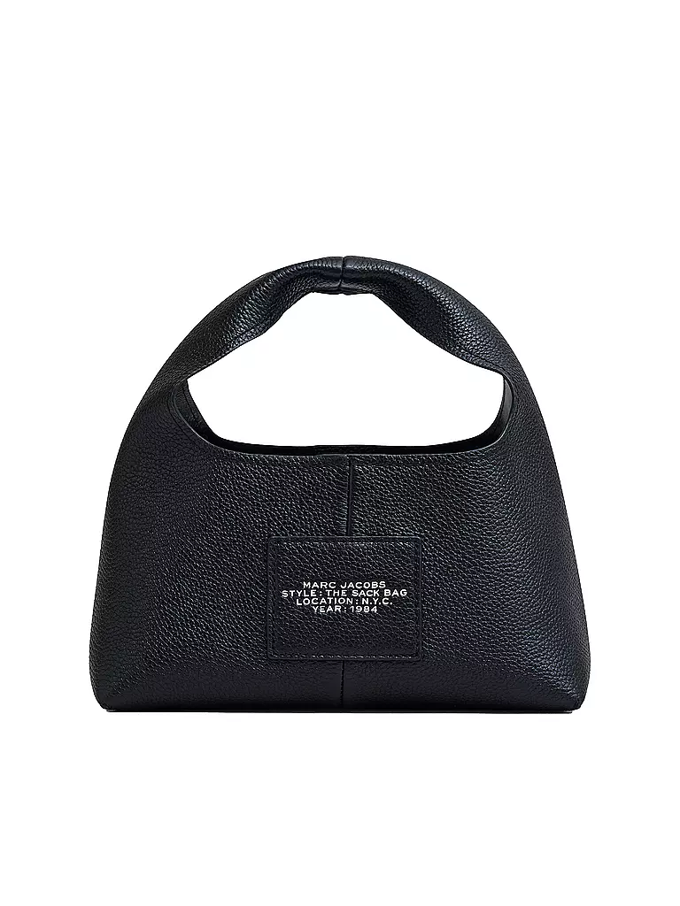 MARC JACOBS | Sac en cuir - Sac à main THE MINI SACK | Noir