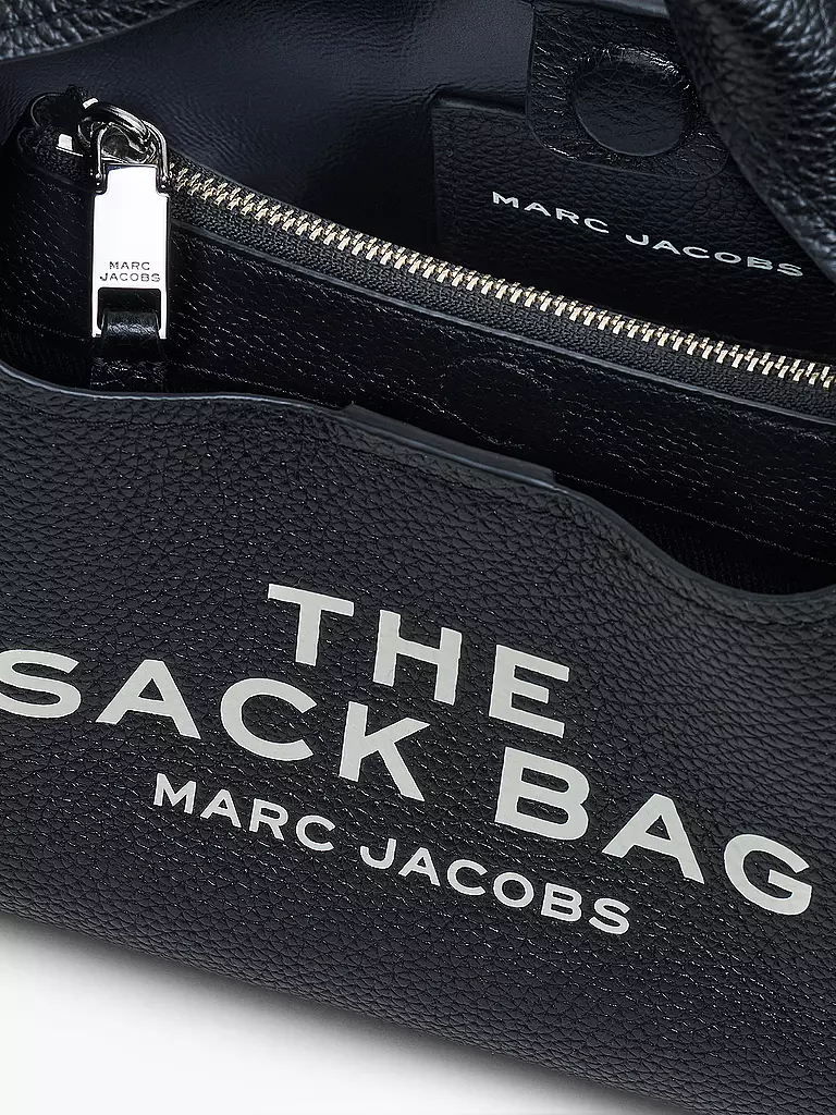 MARC JACOBS | Sac en cuir - Sac à main THE MINI SACK | Noir
