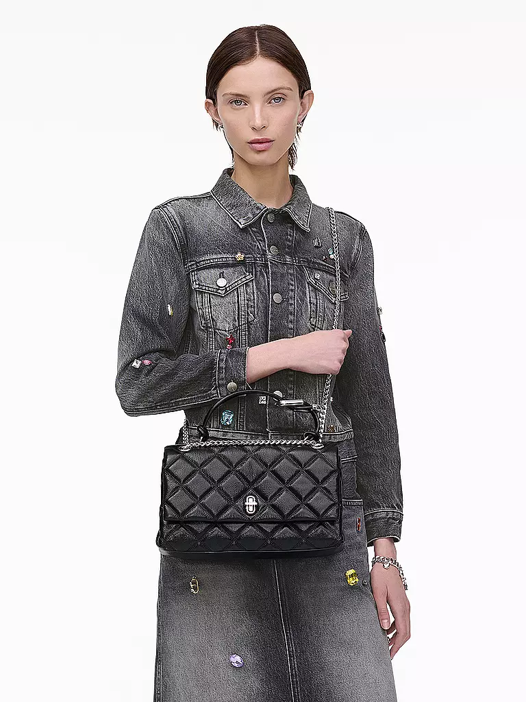 MARC JACOBS | Sac en cuir - Sac bandoulière THE DUAL | schwarz