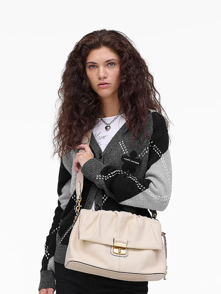 MARC JACOBS | Sac en cuir - Sac bandoulière THE MESSENGER | Crème