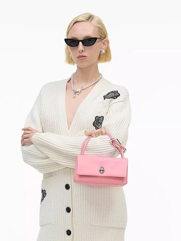 MARC JACOBS | Sac en cuir - Sac bandoulière THE MINI DUAL BAG | rosa
