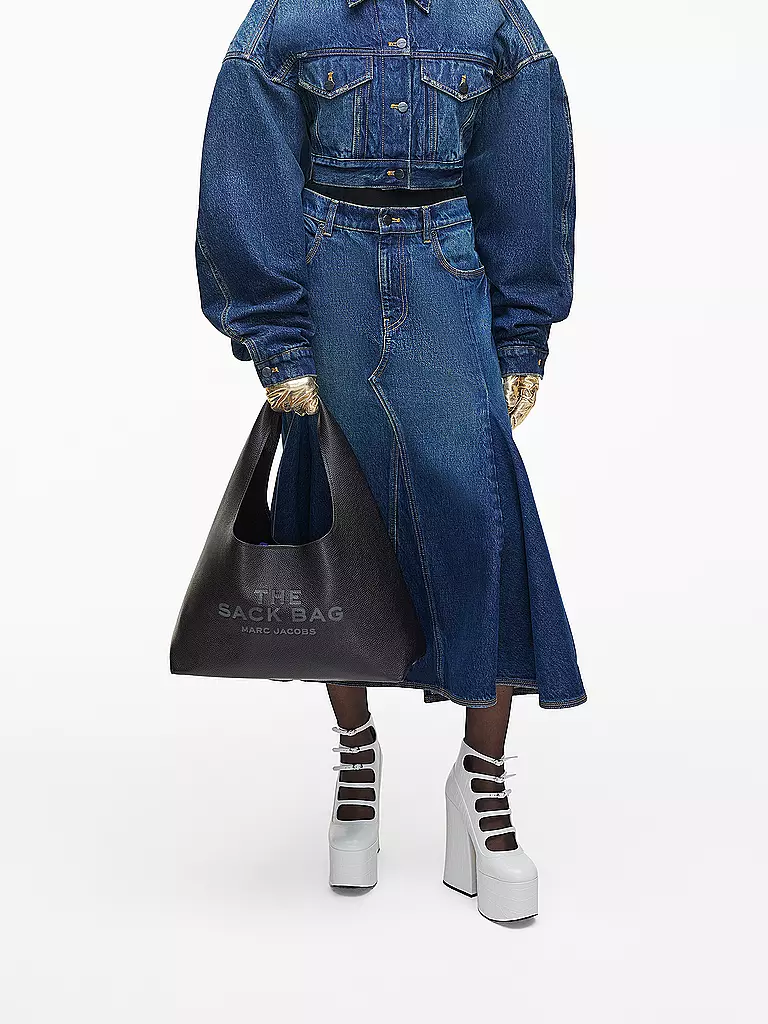 MARC JACOBS | Sac en cuir - Sac bandoulière THE SACK BAG | Noir