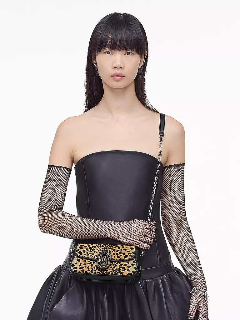 MARC JACOBS | Sac en cuir - Sac bandoulière THE SHOULDER BAG LEO | Noir