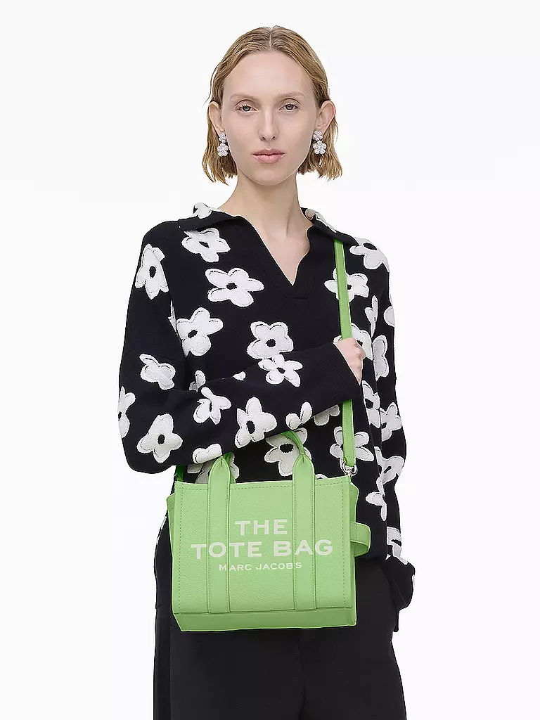 MARC JACOBS | Sac en cuir - Sac cabas THE SMALL TOTE LEATHER | grün