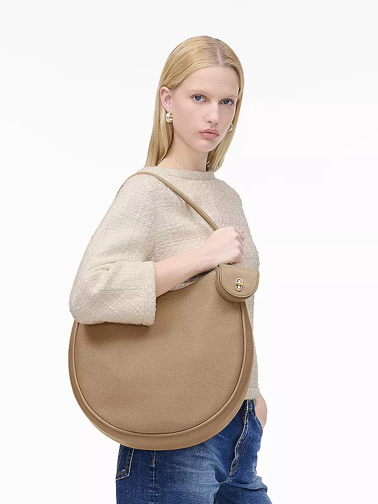 MARC JACOBS | Sac en cuir - Sac hobo THE LARGE CRESCENT | camel