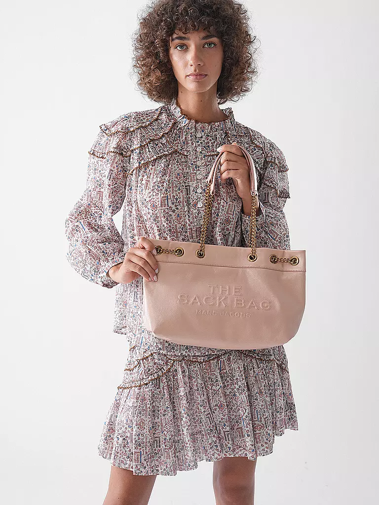 MARC JACOBS | Sac en cuir - Shopper THE CHAIN SACK | rosa