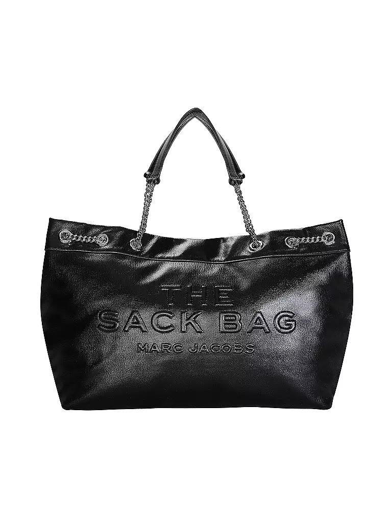 MARC JACOBS | Sac en cuir - Shopper THE LARGE CHAIN SACK | schwarz