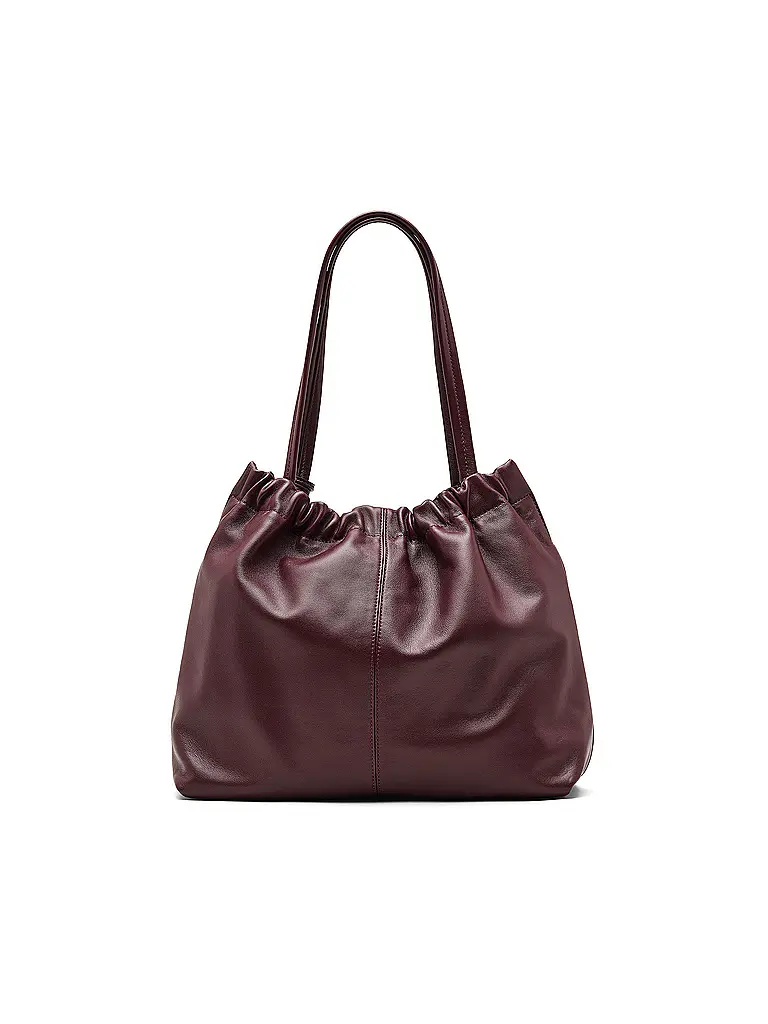 MARC JACOBS | Sac en cuir - Shopper THE TOTE | Rouge foncé