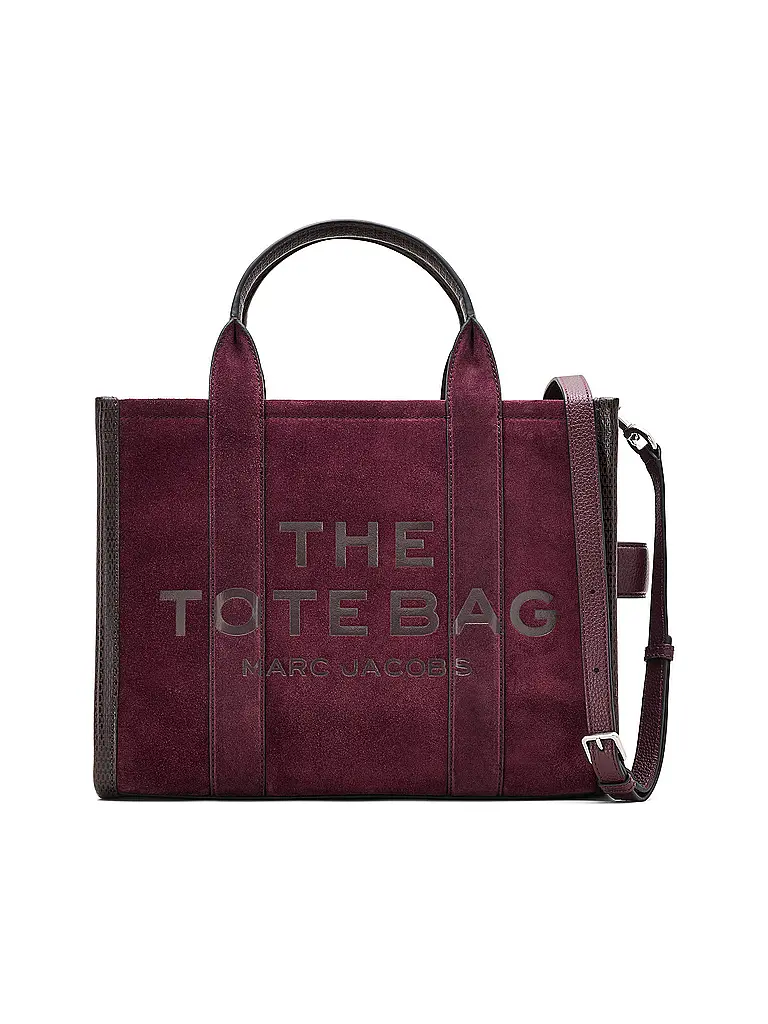 MARC JACOBS | Sac en cuir - Tote Bag THE MEDIUM TOTE | Rouge foncé
