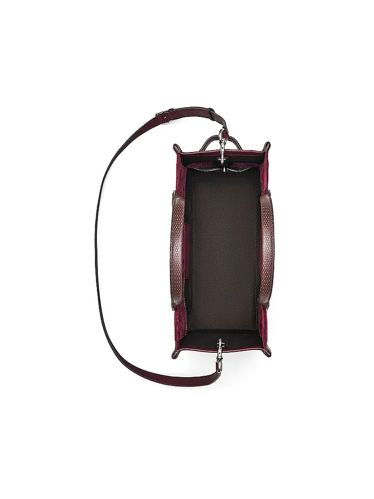 MARC JACOBS | Sac en cuir - Tote Bag THE MEDIUM TOTE | Rouge foncé