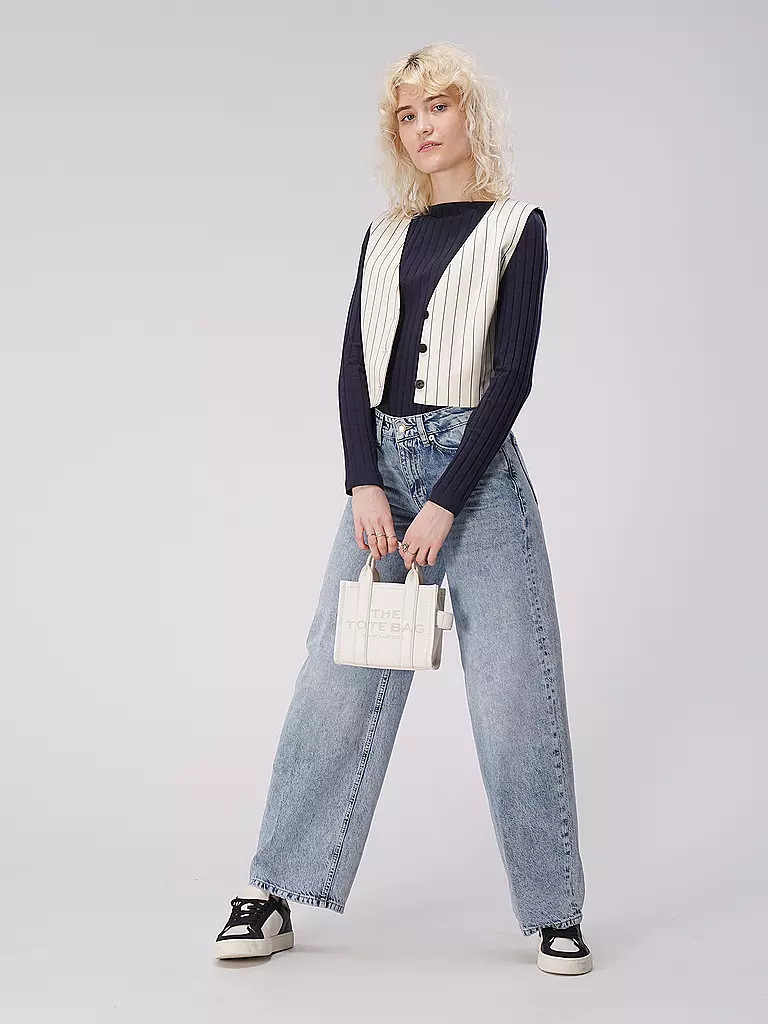 MARC JACOBS | Sac en cuir - Tote Bag THE MINI TOTE | Blanc