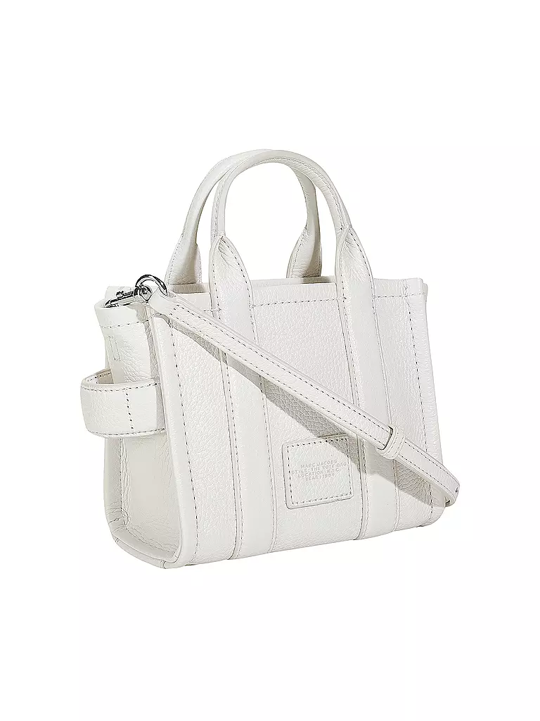 MARC JACOBS | Sac en cuir - Tote Bag THE MINI TOTE | Blanc