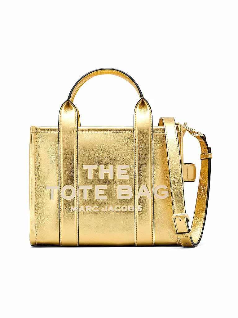 MARC JACOBS | Sac en cuir - Tote Bag THE SMALL TOTE LEATHER | Or