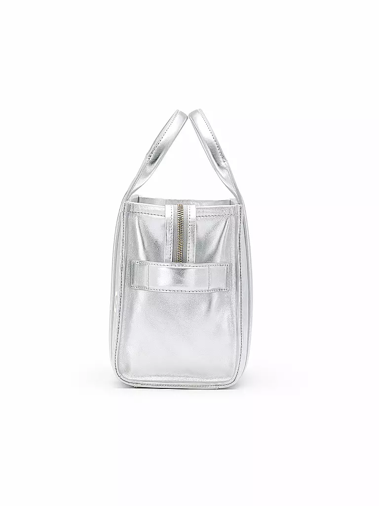 MARC JACOBS | Sac en cuir - Tote Bag THE SMALL TOTE LEATHER | Argent