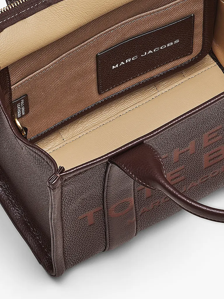 MARC JACOBS | Sac en cuir - Tote Bag THE SMALL TOTE LEATHER | Marron