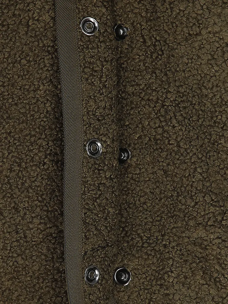 MARC O'POLO DENIM | Gilet aspect fourrure | olive