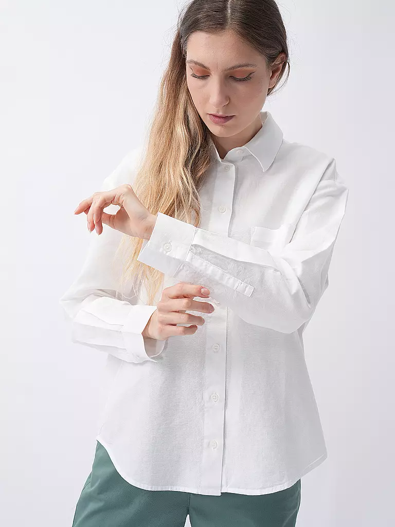MARC O'POLO DENIM | Hemdbluse  | Blanc