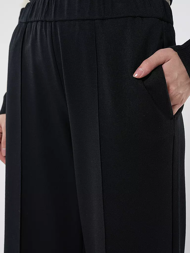 MARC O'POLO DENIM | Hose Wide Leg | Noir