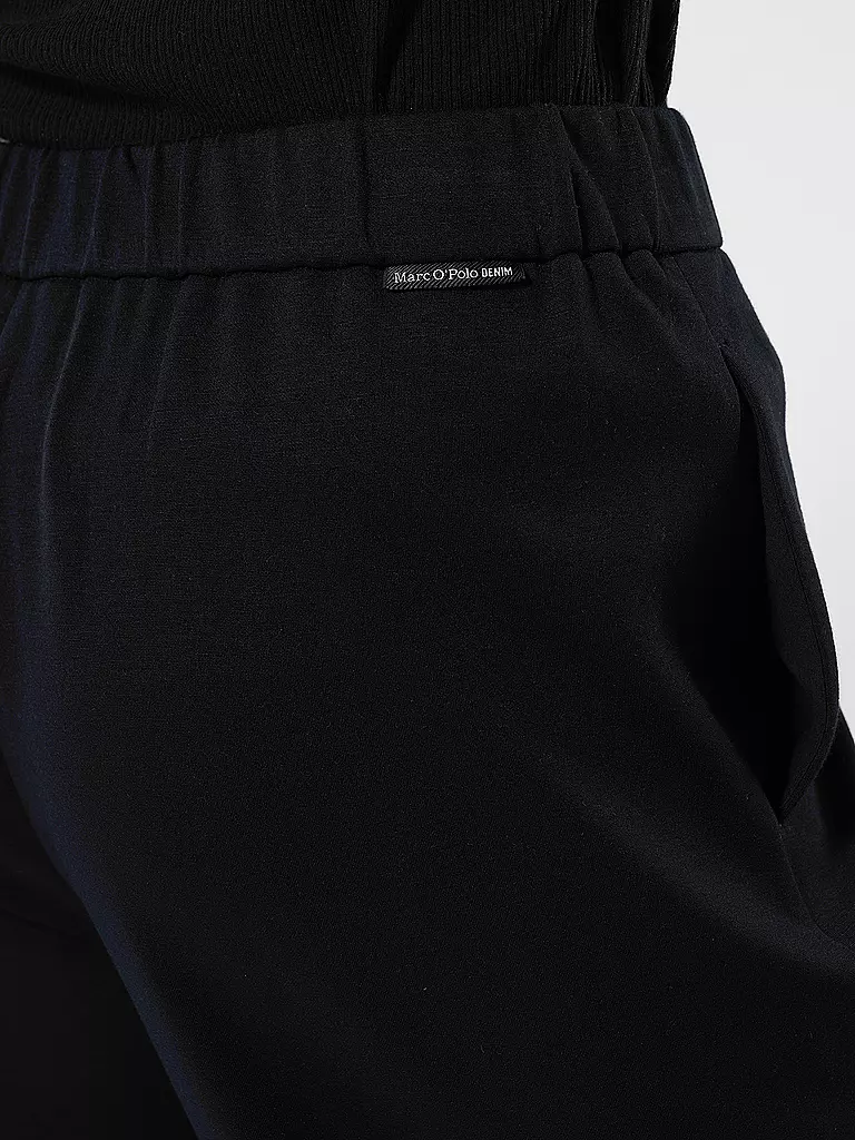 MARC O'POLO DENIM | Hose Wide Leg | Noir