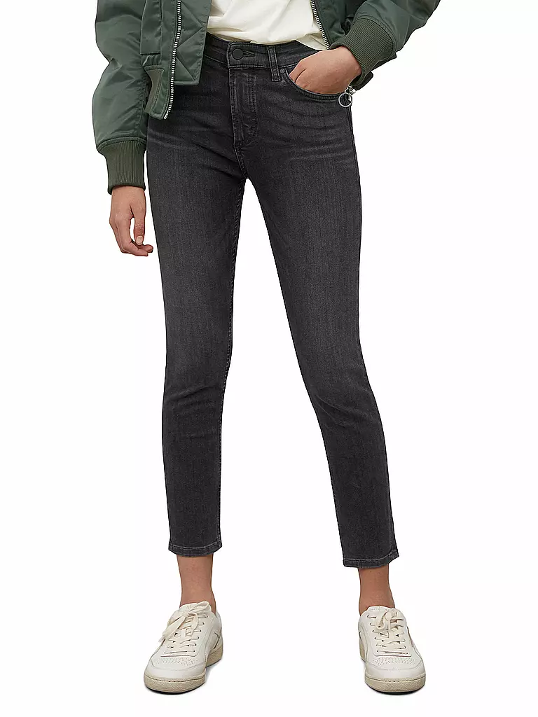 MARC O'POLO DENIM | Jeans taille haute coupe skinny 7/8 | blau