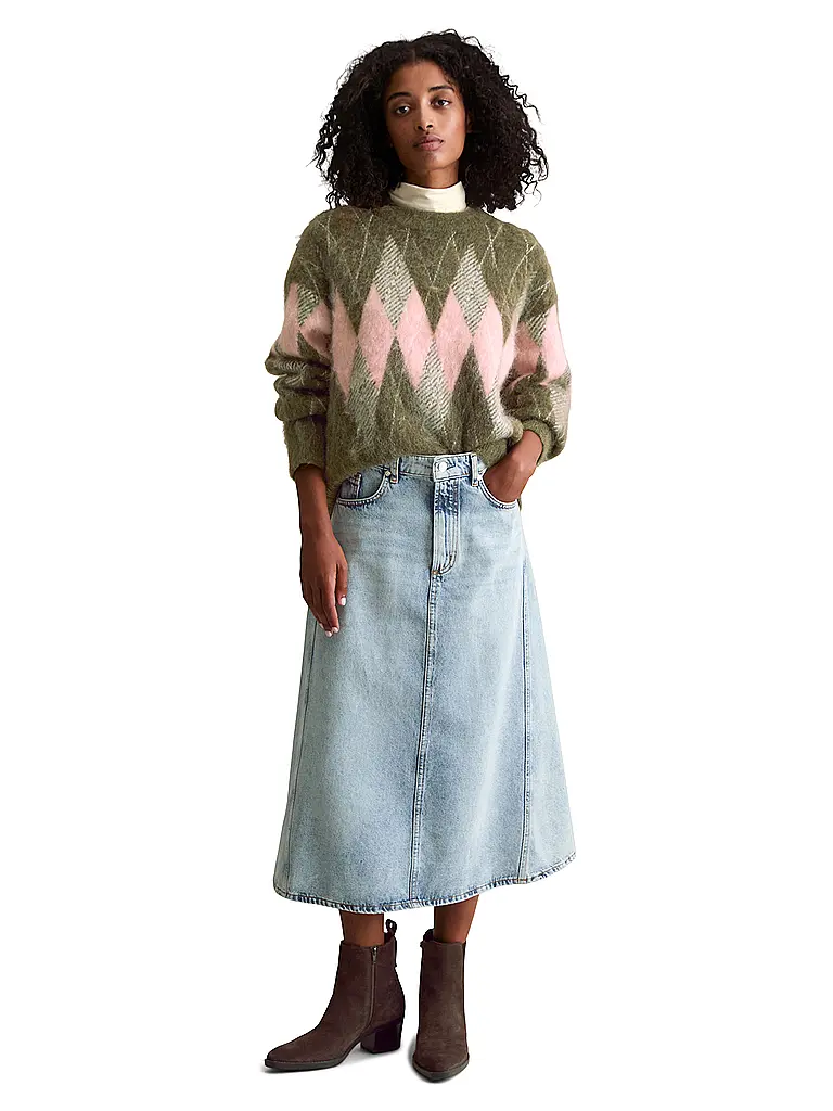 MARC O'POLO DENIM | Midi-jupe | hellblau