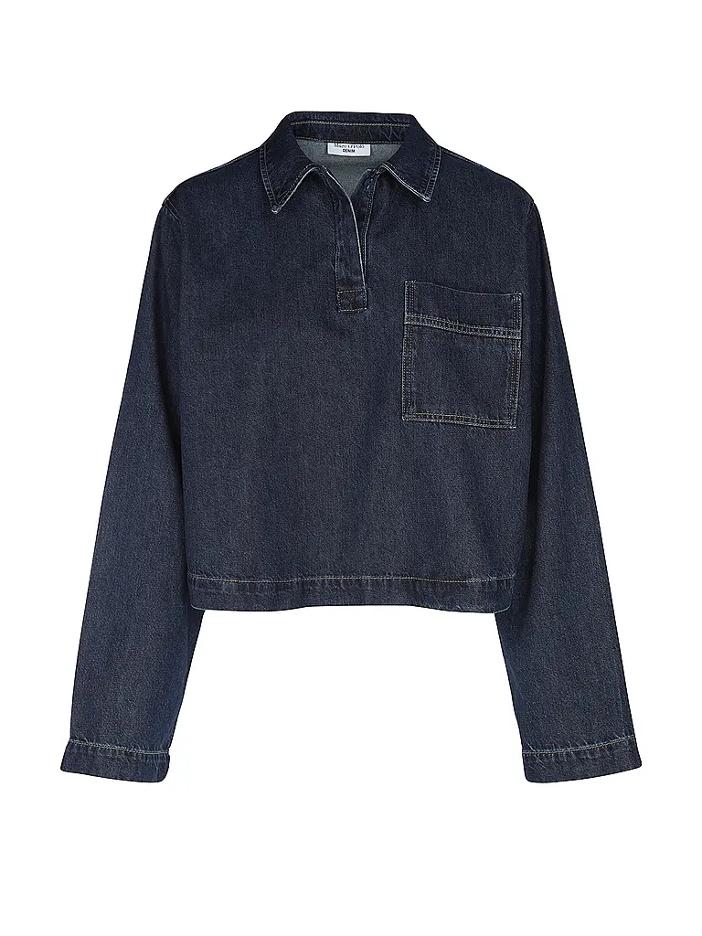 MARC O'POLO DENIM | Nom du produit: Blouse en jean | Bleu foncé